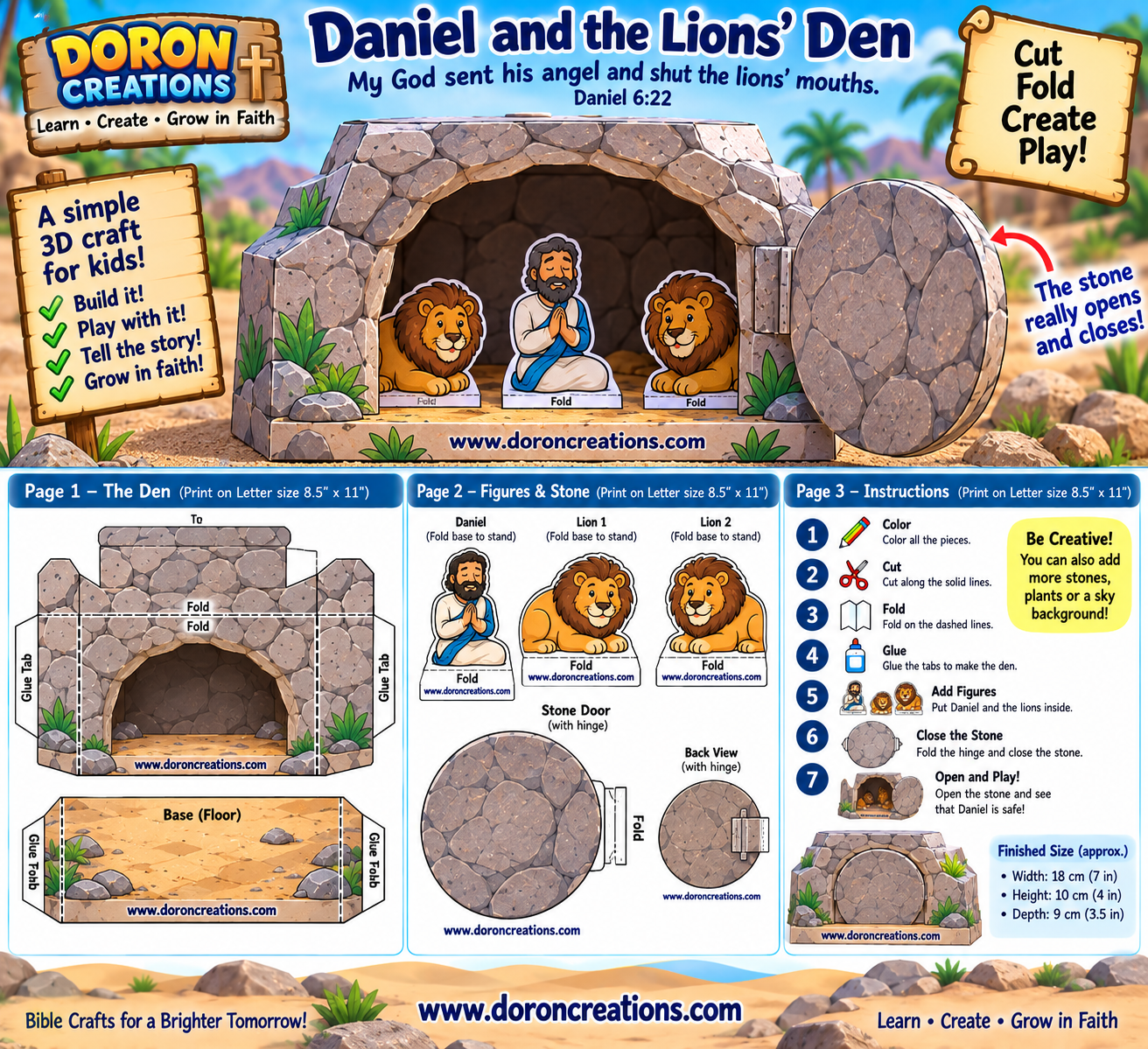 Daniel and the Lions Den preview